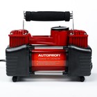 Компрессор автомобильный AUTOPROFI AK-65, двухпоршневой, металлический, 12V, 300W, производительность 65 л/мин, сумка - Фото 2