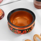 Сахарница дерево хохлома «Ягодка», 11×12 см, МИКС - Фото 4