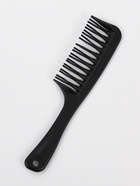 Расчёска двухрядная, 21×4.5 (±1) см, чёрная - Фото 1