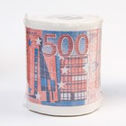 Сувенирная туалетная бумага "500 евро", 9,5х10х9,5 см - фото 8349827