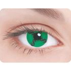 Карнавальные контактные линзы Adria Crazy - Зеленый доллар, в наборе 1шт - Фото 1