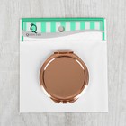 Зеркало складное, цвет золотой - Фото 4