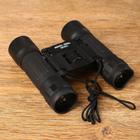 Бинокль «Разведка», 12×30, с чехлом, чёрный - Фото 3