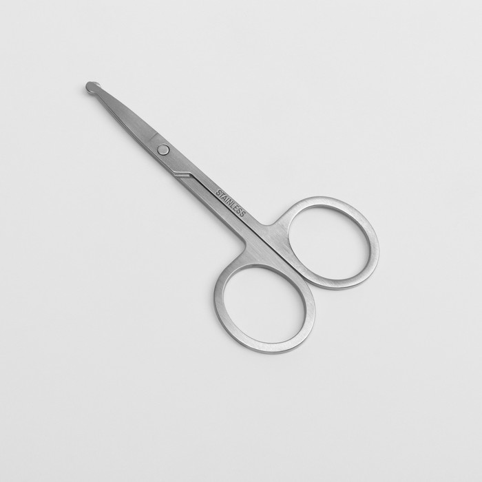 Ножницы безопасные, прямые, 9 см, цвет серебристый - Фото 1