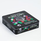 Покер, набор для игры (карты 2 колоды, фишки 100 шт.), без номинала 20 х 20 см - фото 9103418