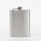 Фляжка Мастер К, 180 мл, подарочная, армейская, 6 oz, нержавеющая сталь, серебристая - Фото 2