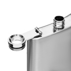 Фляжка Мастер К, 180 мл, подарочная, армейская, 6 oz, нержавеющая сталь, серебристая - Фото 3