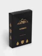 Фляжка Мастер К, 240 мл, подарочная, армейская, 8 oz, нержавеющая сталь, серебристая - Фото 5