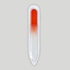Пилка стеклянная для ногтей «Цветной градиент», 9 см, в чехле, цвет МИКС - фото 8213374