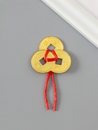 Подвеска 3 монеты денежные, d=2.5 см, под золото - Фото 1