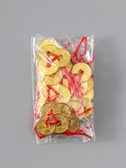 Подвеска 3 монеты денежные, d=2.5 см, под золото 289406