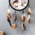 Ловец снов 4 "Серый волк" круг d=28 см - Фото 3