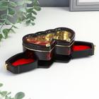 Шкатулка музыкальная «2 сердца», пластик, 11.5×7 см - Фото 2