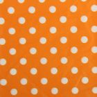 Бумага упаковочная тишью "Горох", оранжевый, 50 см х 66 см - Фото 2