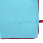 УЦЕНКА Спортивное полотенце ONLITOP, размер 80х130 см, голубой, 200 г/м2 - Фото 5