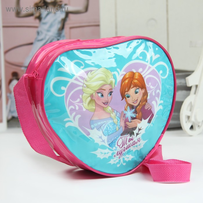 Сумочка детская "Ты лучшая", Холодное сердце, 18 х 16 см - Фото 1