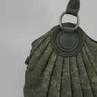 Сумка женская, 1 отдел с перегородкой, наружный карман, цвет зелёный - Фото 4