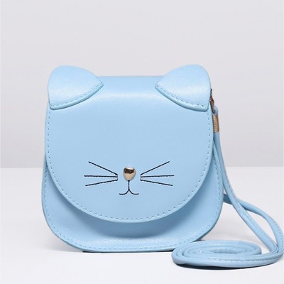 Сумка детская на клапане, цвет голубой