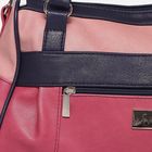 Сумка женская на молнии, 1 отдел, наружный карман, длинный ремень, цвет розовый - Фото 4