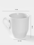 Кружка Добрушский завод «Школьная. Бельё», 250 мл, фарфор, белая - Фото 2