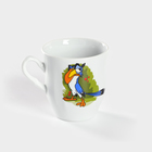 Кружка детская Добрушский завод «Лесовичок», 250 мл, фарфор, белая, рисунок МИКС - Фото 2