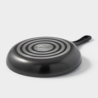 Сковорода Forever, d=24 см, съёмная ручка, антипригарное покрытие, цвет тёмно-серый - Фото 3
