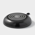 Сковорода Forever, d=28 см, съёмная ручка, антипригарное покрытие, цвет тёмно-серый - Фото 3