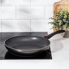 Сковорода Forever, d=28 см, съёмная ручка, антипригарное покрытие, цвет тёмно-серый - Фото 5