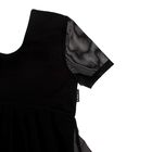 Купальник гимнастический с юбкой для девочки, рост 128 см, цвет чёрный Г 10.3 - Фото 3