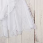 Купальник гимнастический с юбкой для девочки, рост 110 см, цвет белый Г 11.3 - Фото 5