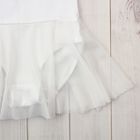 Купальник гимнастический с юбкой для девочки, рост 128 см, цвет белый Г 3.03 - Фото 5