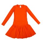 Платье спортивное для девочки, рост 122, цвет оранжевый Р 2.4 - Фото 1