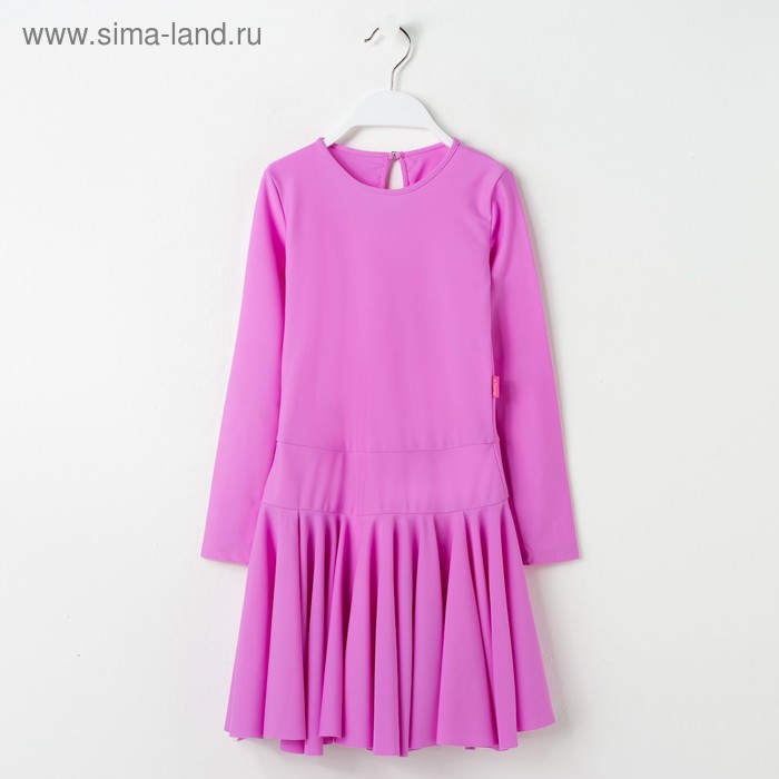 Платье спортивное для девочки, рост 152, цвет сиреневый Р 2.4 - Фото 1