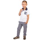 Футболка для мальчика "Мегаполис", рост 128 см (64), цвет белый ПДК428090 - Фото 4