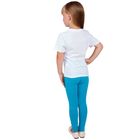 Легинсы для девочки «Волшебная радуга», рост 86 см (48), цвет бирюзовый - Фото 2