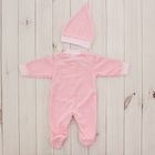 Комплект детский (комбинезон, шапка), рост 56 см, цвет розовый 0405Вр56_М - Фото 2