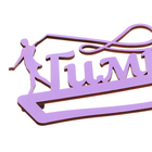 Медальница «Гимнастика фиолетовый» цвет , 29 см × 9,5 см - фото 3800469