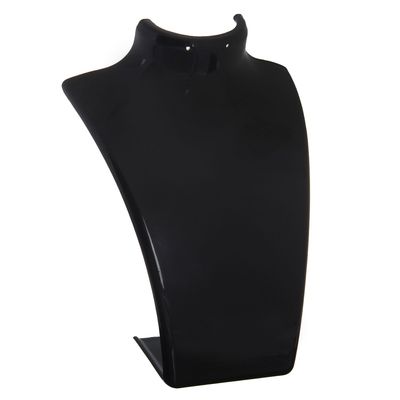 Бюст для украшений, 11.5×10×15 см, h=15 см, чёрный, глянцевый