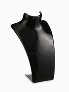 Бюст для украшений с отверстиями для серёжек QF, 13.5×10.5×20 см, h=20 см, чёрный, глянцевый - Фото 2