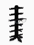 Подставка под очки 6 мест, 16×14.5×35.5, оргстекло, чёрная - Фото 1