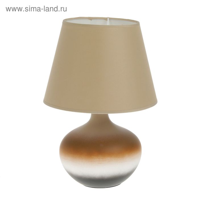 Лампа настольная керамика "Закат" градиент Е14 220В 34х24х24 см - Фото 1