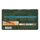 Карандаши художественные цветные Faber-Castell Polychromos® 12 цветов, в металлической коробке - Фото 3