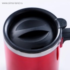 Термокружка, 450 мл, сохраняет тепло 2 ч, 11×12 см, красная - Фото 3