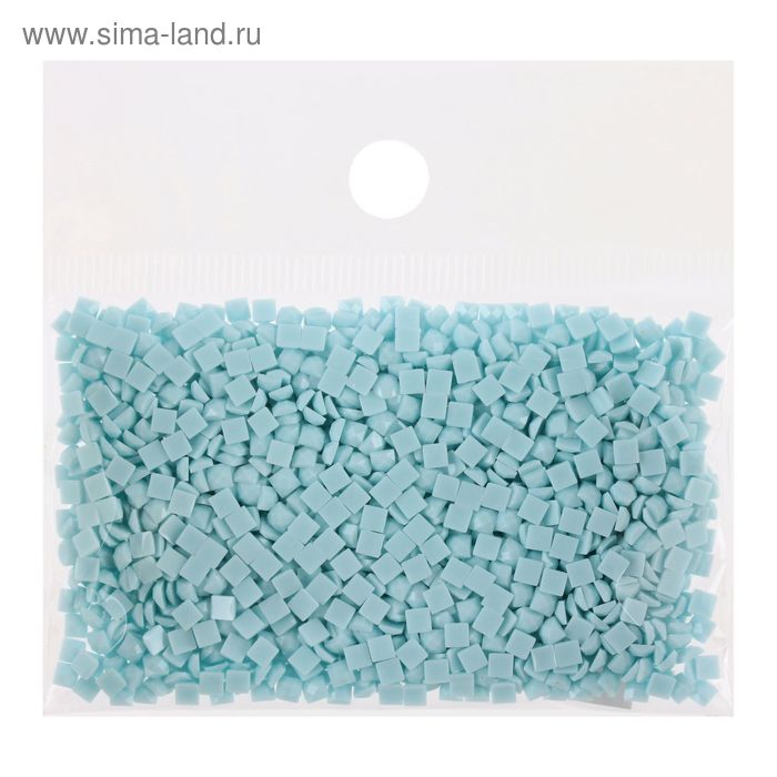 Стразы для алмазной вышивки, 10 гр, не клеевые, квадратные 2,5*2,5мм 828 Blue Ultra VY LT - Фото 1