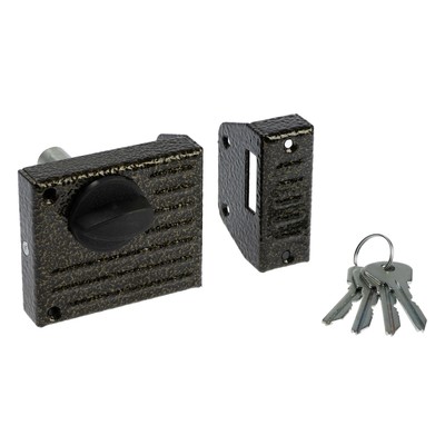 Замок накладной Димитровград «Зенит» ЗН1-2.1 цвет бронза