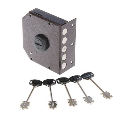 Замок накладной «Эльбор», 1.06.51.5.5 (542 Н) «Гранит»