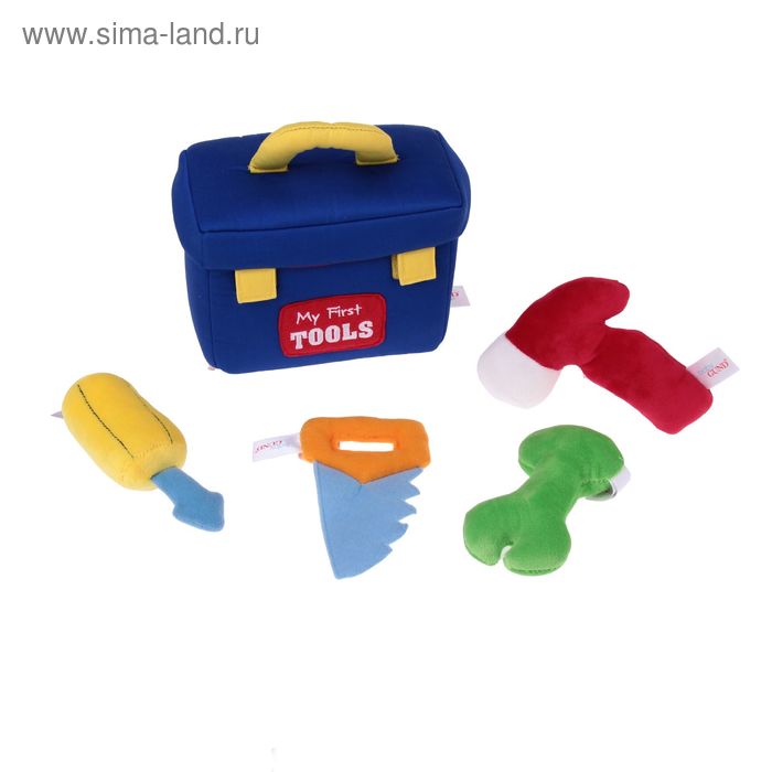 Мягкая игрушка "Мой чемоданчик с инструментами", 19 см - Фото 1