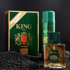 Подарочный набор для мужчин: Туалетная вода King+пена для бритья - Фото 1