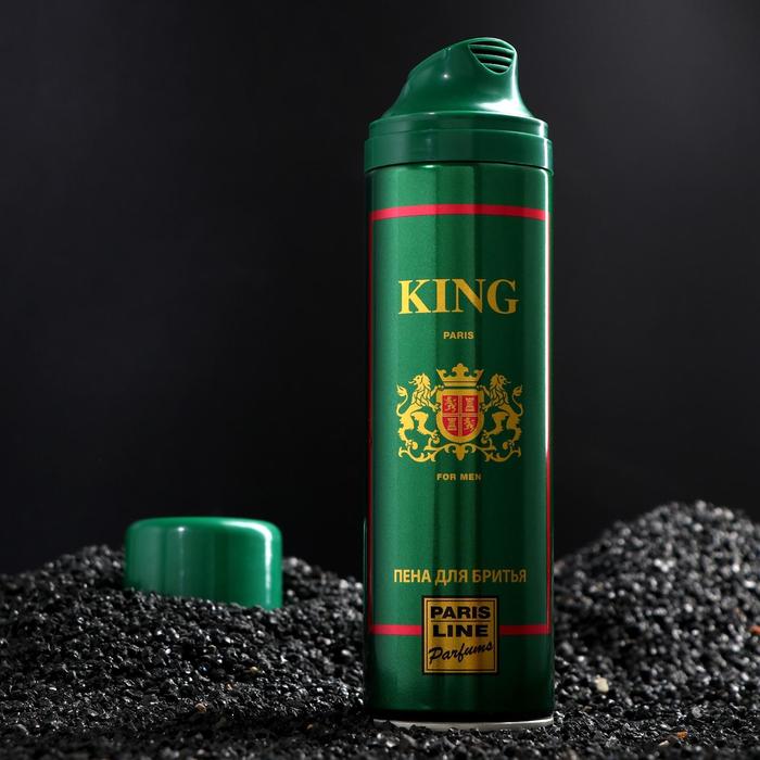 Подарочный набор для мужчин: Туалетная вода King+пена для бритья - фото 1898051216