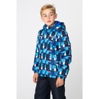 Комплект для мальчика (куртка и полукомбинезон), рост 104 см, цвет синий MS17201 - Фото 2